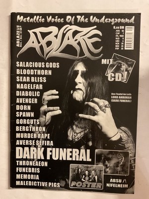 ABLAZE NR. 38 2001 BLACK METAL MAGAZINE DARK FUNERAL BLOODTHORN SEAR BLISS DORN