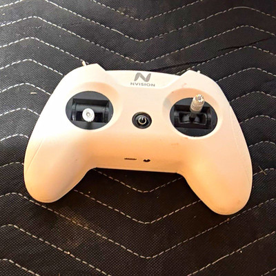 nVision White Wireless Game Controller with Dual Analog Joysticks