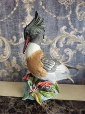 Capodimonte Nove Viertasca Porcelain Figurine Red Beak Duck Limited Edition Rare