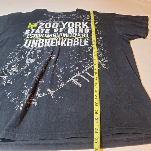 Zoo York Black Unbreakable State Of Mind Graphic Print Tshirt Streetwear Sz XXL - Picture 5 of 11