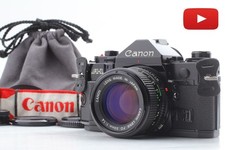  MINT Canon A-1 A1 Black 35mm Film camera New FD NFD 50mm f1.4 Lens From JAPAN