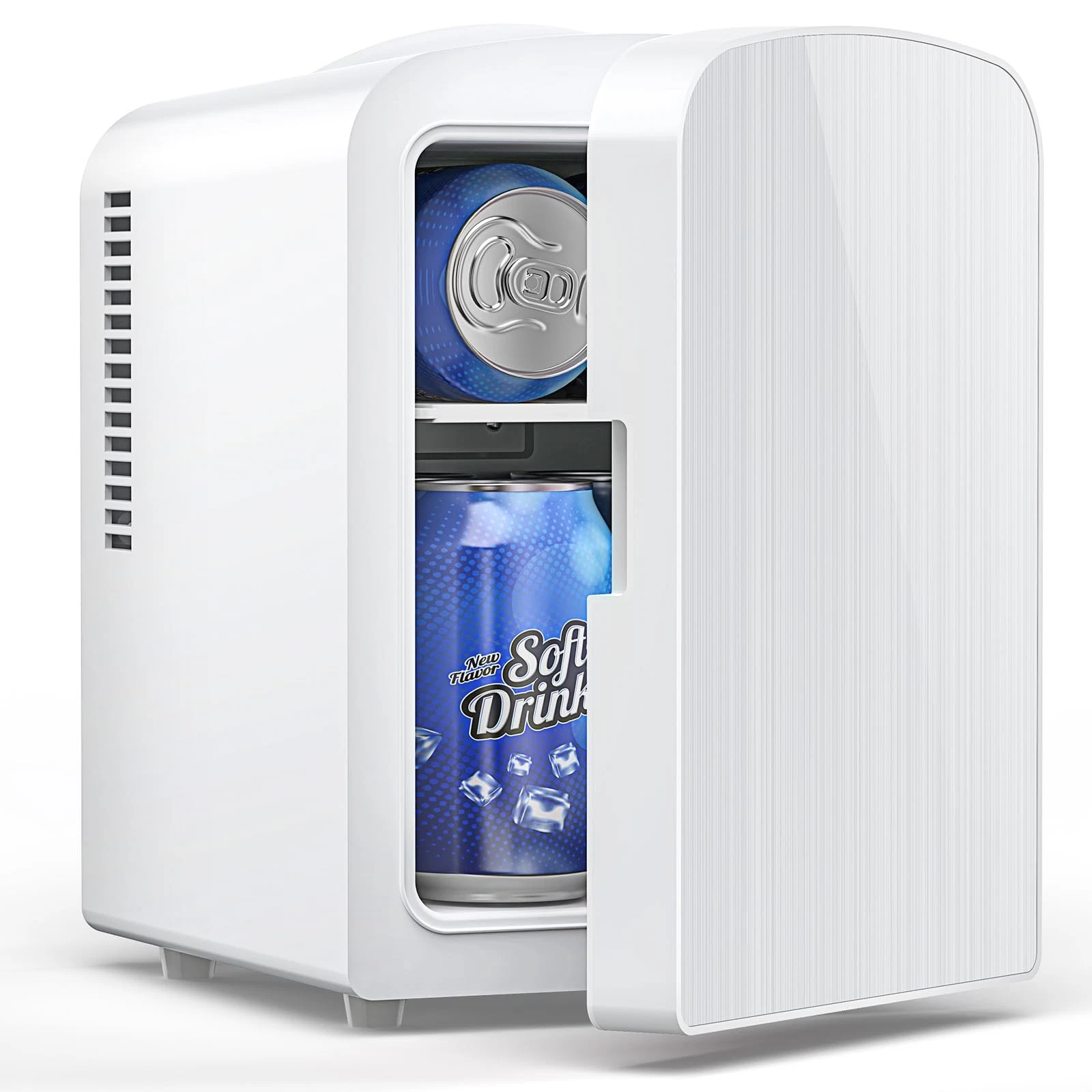 Electactic Mini Fridge, 4L/6 Cans Cooler & Warmer Portable Compact Refrigerator,