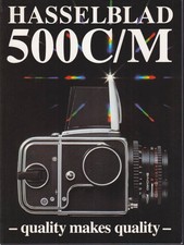 Hasselblad Camera brochure 500C/M Quality Makes Quality 2007