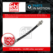 Brake Hose fits BMW 320D 2.0D Rear Inner 04 to 13 N47D20A Hydraulic 34306762838