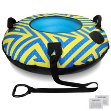 Heavy Duty Snow Tube for Sledding Kids Adults 49 Inch Inflatable Snow Sled Canva