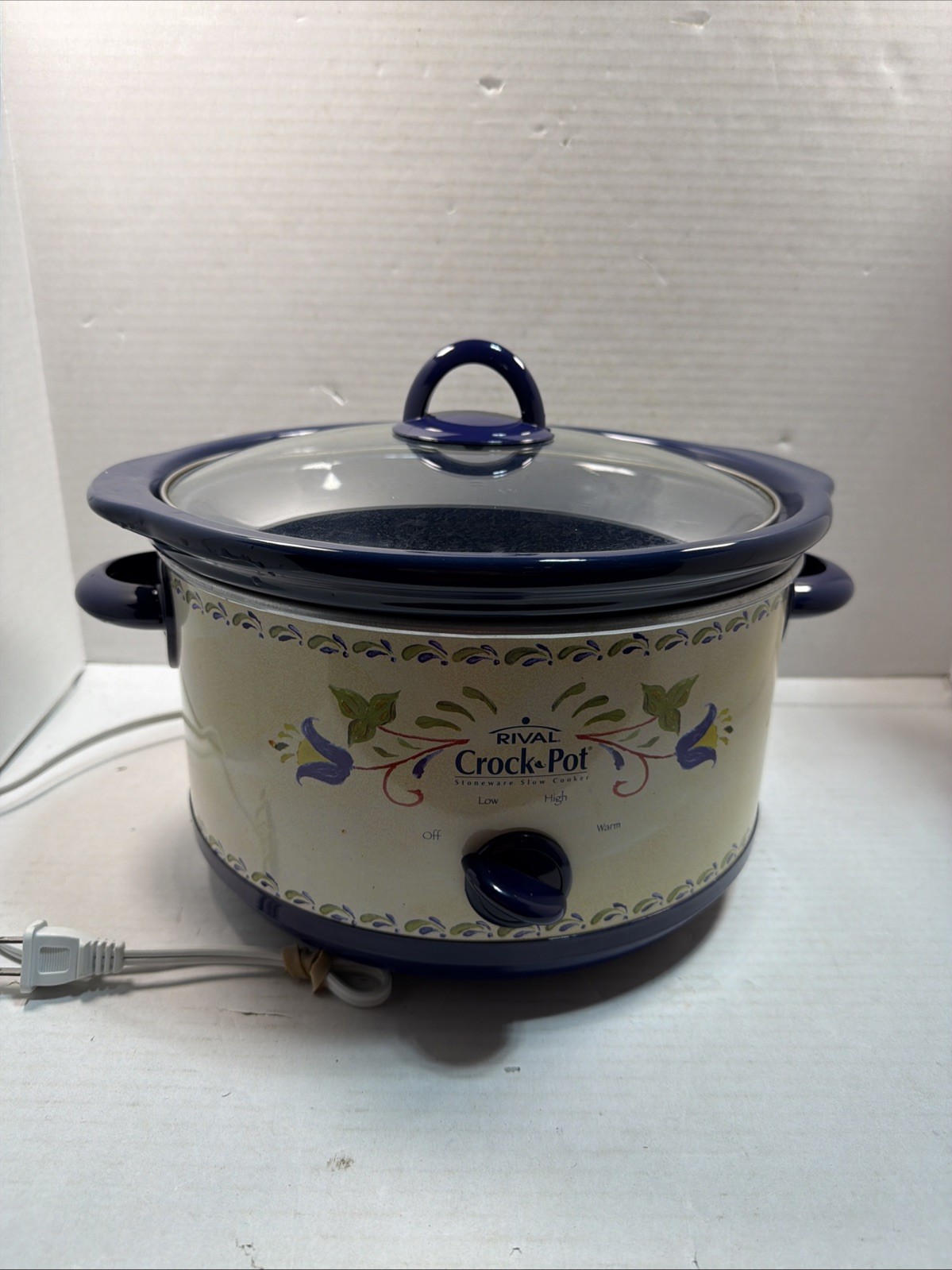 Rival Crock Pot Slow Cooker 5 qt SCR509 Light Use Excellent 