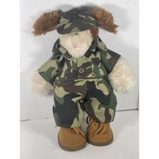 Build A Bear Military Camo Army Soldier Outfit Shirt Pants Boots