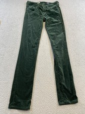AG Adriano Goldschmied The Stevie Pants Womens 26R Corduroy Slim Straight USA