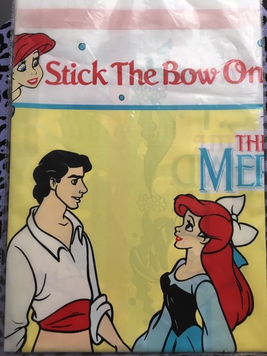 1990s Little Mermaid Rare Party "Stick the Bow on Ariel" Game