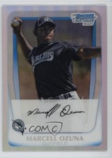 2011 Bowman Chrome Prospects Refractor 415/799 Marcell Ozuna #BCP36 0f7i