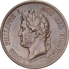 [#1508919] French Colonies, Marquesas Islands, Louis Philippe I, 10 Centimes, 18