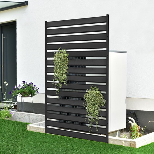 60" H x 38" W Air Conditioner Fence Screen Trash Can Privacy Fence Panels for...
