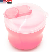 Formula Dispenser for Baby Bottle Feeding on the Go, Easy-Pour Spout for Powdere