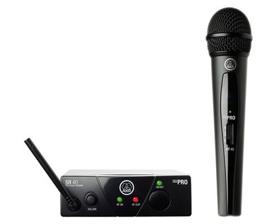 AKG WMS40 Mini Vocal Set (Band US25-C) Wireless Handheld Microphone Mic System