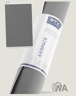 GTV Antirutschmatte 480x5000 mm Anthrazit | Schubladenmatte zuschneidbar