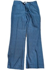 GAP Perfect Trouser Gray Plaid Flared Pants Womens Size 6R  Stretch Preppy Work