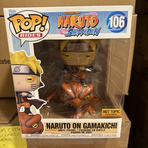 Naruto on Gamakichi Funko Pop! Naruto Shippuden #106 Hot Topic