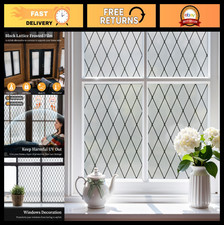 Frosted Window Privacy Film - Static Cling Glass Tint, UV Blocking, 35.4x78.7