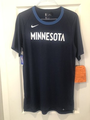 NEW NIKE SAMPLE T-SHIRT - SIZE M - MINNESOTA TIMBERWOLVES - NWT & NIKE QPP TAG