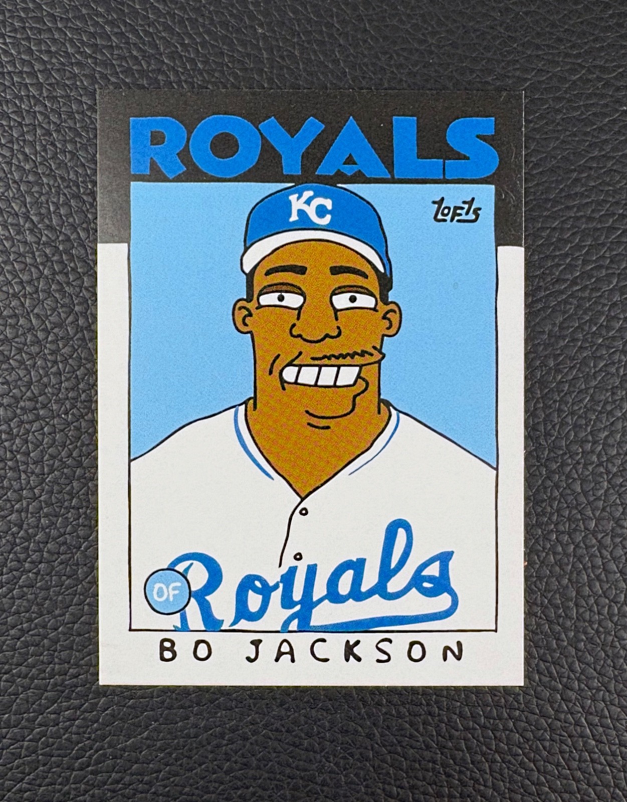Bo Jackson 1986 Traded Rookie Art Card baseball card artwork Thick Card Stock