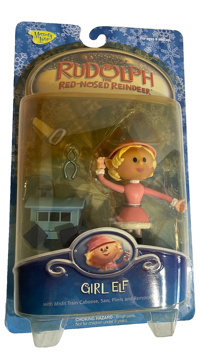 2003 Memory Lane Rudolph the Red-Nosed Reindeer - Girl Elf Figure