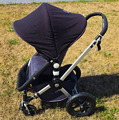 Bugaboo Cameleon Single Stroller w/ Canopy, Black/Silver