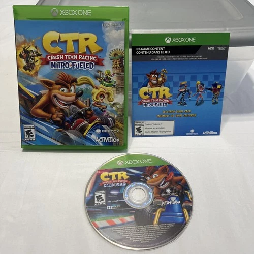 CTR Crash Team Racing Nitro Fueled (Microsoft Xbox One, XB!, 2019) CIB