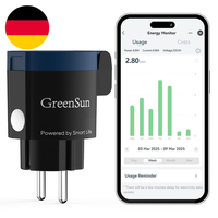 GreenSun Wlan Steckdose Outdoor Zeitschaltuhr Aussenbereich Blau 1Pc