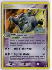 Dusclops 17/100 Rare Crystal Guardians Pokemon Reverse Holo Moderately Played on eBay