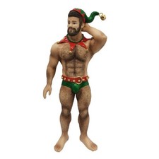 December Diamonds Poke the Bear Santa's Helper Cub Bear Ornament 5555326