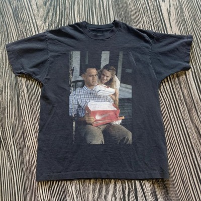 NEW! FORREST GUMP Unisex Black T-shirt Size S-5XL