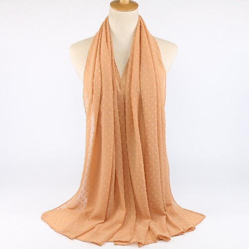 Ladies Hijab Chiffon Plain Shawls Wraps Headband Women Muslim Scarf Scarves New - Picture 13 of 31