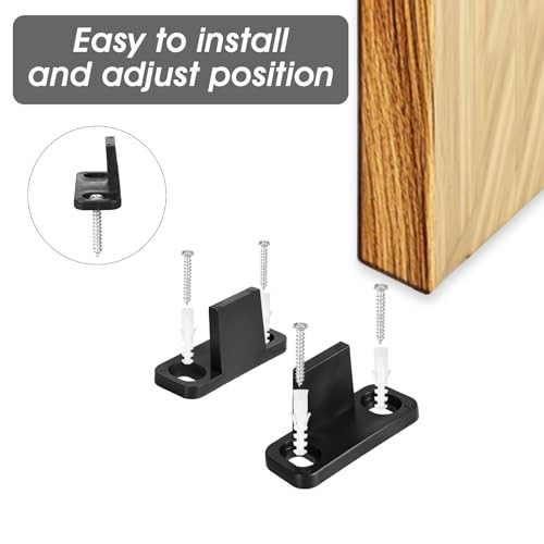 Barn Door Floor Guide 8 Pcs Universal Sliding Barn Door Floor Guide for Wall - Picture 7 of 8