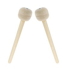2 Pack Drum Mallet 13" Wool Felt Drum Stick Bass Drum Mallet Drum Stick Anti-...