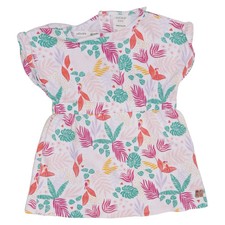 Carr&eacute;ment Beau, Kleid, Gr&ouml;&szlig;e: 80, Wei&szlig;/Mehrfarbig, Blumen, M&auml;dchen #yul