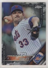 2016 Topps Chrome Black Refractor Matt Harvey #97 pd6