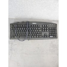 Dell RT7D20 Black Wired PS/2 Keyboard Vintage 2002 104-Key QWERTY 04N454