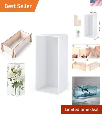 Versatile Reusable Epoxy Molds for Resin Art & Flower Preservation - 7.2x3.3in