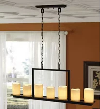 Allen+Roth 7 Light Oil-Rubbed Bronze Chandelier Brand new