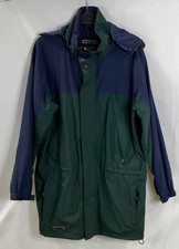Giacca uomo Eddie Bauer blu/verde GoreTex S
