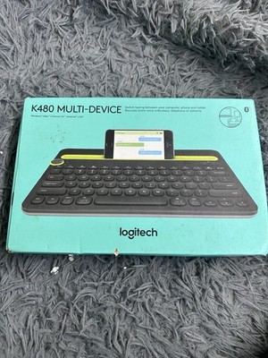 Logitech K480 Wireless Multi-Device Keyboard, Bluetooth, Black 920-006342