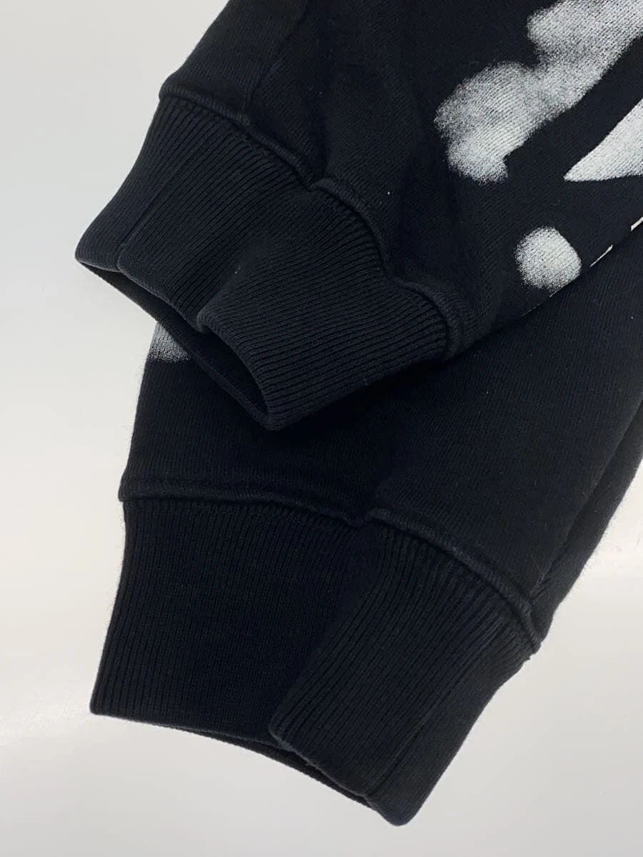 OFF WHITE OMBB037R19003015 FELPA CON CAPPUCCIO XS COTONE Nera Usata