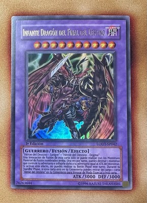 Yugioh! Final Destiny Dragon Rare Ultimate LODT-SP042 1st Edition - Spanish