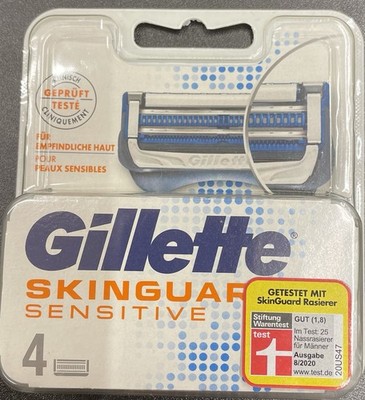 Gillette SkinGuard Sensitive Rasierklingen 4er Pack - NEU