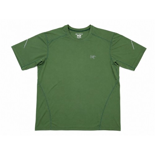 Arcteryx Phase SL Crew Neck Shirt Mens Large Green Performance Base Layer Tee
