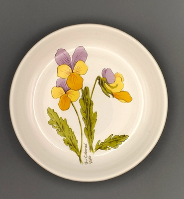 Vintage Royal Worcester Palissy Viola Schmuckschale 10,8 cm England