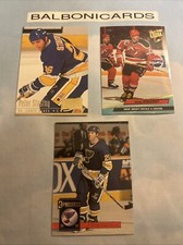 Peter Stastny 3 Card Ultra Donruss Lot! 1994 NM+ Free Shipping!
