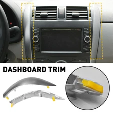 2 Central Dashboard Trim Strip For Toyota Corolla Altis 2009 2010 2011 2012 2013