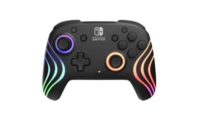 PDP LLC Afterglow Wave Bewegungssensoren Wireless Controller Schwarz/Mehrfarbig