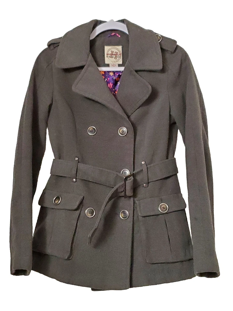 ジャケット・アウター HECTIC Reversible Pea Coat HYDRAULIC Pea Coat Gray Coats, Jackets & Vests for Women for sale